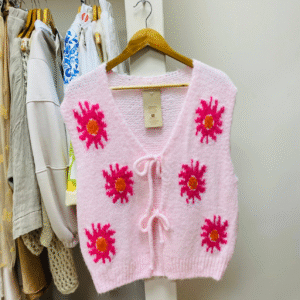 Daisy Pop Knit Vest