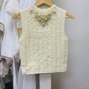 Pearl Drop Knit Tank